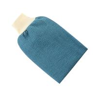 TOVINANNA 4pcs Bath Towels Scrub The Bath Body Wash Glove Thickened Double-sided Exfoliating Gloves Lightweight Portable Artificial Fiber for Home Use Gentle Skin Cleansing Random Color