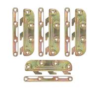 TOVINANNA 4pcs Bed Rail Hinge Accessories Bed Rail Buckets Zinc Alloy Thickened Hinge Buckle Easy Installation Functional Elegant Design Replacement