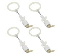 TOVINANNA 4pcs Chainsaw Oil Pump Assembly Replacement Parts Plastic Efficient Sealed Protection White for Handheld Chainsaw Saw Repair and Wood Cutting