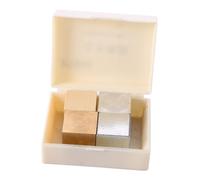 TOVINANNA 4pcs Density Cubes Metal Block Elements Cube Physical Experiment Equipment for Density Block Iron Aluminum Elements in Science Lab