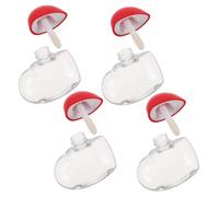 TOVINANNA 4pcs Empty Lip Gloss Tubes for Lipstick and Lip Gloss Making Refillable Lipstick Container Cosmetic Jars for Crafting Unique Colors and Styles