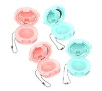 TOVINANNA 4pcs Empty Makeup Compact Lipstick Tray Tubes Travel Cosmetic Container Refillable Mini Makeup Case