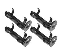 TOVINANNA 4pcs Fire Extinguisher Holder Brackets for Cars and Trucks, Adjustable Plastic Mounts, Space Saving and Flexible Reuse, Suitable for Trunk and Ridesharing Vehicles, Black