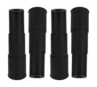 TOVINANNA 4Pcs Gas Lift Cylinder Dust Cover Plastic Telescoping Non-Slip Design for Office Chair Protection Covers with Three-Section Fit for Work and Home Chairs