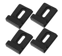 TOVINANNA 4pcs Heavy Duty Metal Mirror Brackets with Screws for Wall Mounting Large Frameless Mirrors with Sponge Padding Secure and Stylish Holder for Tile Display and Headboard Hanging