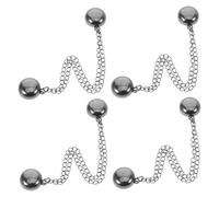 TOVINANNA 4pcs Magnetic Pants Clips Clothing Cinch Clips for Hemming No Sew to Prevent Dragging for Altering of Trousers and Keeping Them Clean
