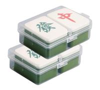 TOVINANNA 4pcs Mahjong Powder Makeup Sponges Dual-use Beauty Tool for Liquid Powder Foundation Easy to Apply Chinese Design Suitable for Cosmetics