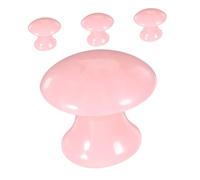 TOVINANNA 4pcs Mushroom Shaped Resin Facial Massager Rollers for Enhanced Skincare Absorption Portable Face Gua Sha Tools for Gentle Massage and Relaxation Suitable for Sensitive Skin and