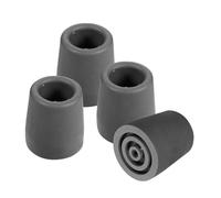 TOVINANNA 4pcs Non Slip Walker Foot Pads TPR Tips Replacement Crutch Bottom Caps for Walking Canes Heavy Duty Use in Shower Chairs Outdoor Hiking