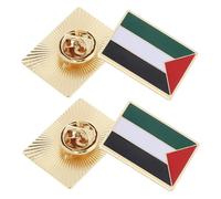TOVINANNA 4pcs Palestine Flag Brooch Metal Square Lapel Pin Detailed Craftsmanship Souvenir Badge for Suit Jacket Backpacks Aesthetic Pin