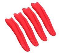 TOVINANNA 4pcs Realistic Red Long Tongue Prop Halloween Trick Accessory for Stage Shows Spooky Parties and Cosplay Prank Jokes
