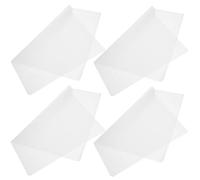 TOVINANNA 4pcs Silicone Place Mat Non-slip Heat-resistant Dining Table Mats Foldable and Space-saving Placemats for Home Hotel Restaurant