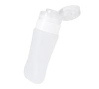 TOVINANNA 4pcs Silicone Travel Makeup Bottles with Sucker Leakproof Refillable Cosmetic Dispensers for Skin Care Lotion and Liquid Storage for Go Use