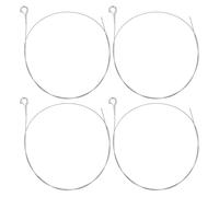 TOVINANNA 4pcs Stainless Steel Wire Rope Adjustable Hanging Wire Kit 1 Meter Length with Hooks for Pendant Lights Picture Rail Hangers and Billboard Display