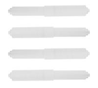 TOVINANNA 4Pcs Toilet Paper Holder Roller Replacement Spindle Rods 116-177Mm Plastic Spring Loaded Insert for Universal Toilet Roll Holder Bathroom Accessories