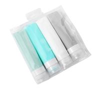 TOVINANNA 4pcs Travel Bottles Leak Refillable Containers for Shampoo Lotion and Cosmetics Portable Dispenser Bag