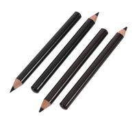 TOVINANNA 4pcs Wooden Eyebrow Pencil Set Natural Finish Brow Makeup for Eyebrows Smudge-resistant and Sweat for Beginners