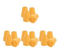 TOVINANNA 4sets 4pcs Cane Tips for Crutches Skid Foot Covers Durable Walking Stick Foot Pads Fit for Stability and Safety Replacement for Elderly Mobility 4pcs*4