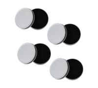 TOVINANNA 4sets Makeup Brush Cleaning Tool Sponge Scrubber for Quick Makeup Brush Cleaning Travel-friendly Removable and Washable Activated Carbon Absorption Easy to Use