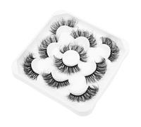 TOVINANNA 5 Pairs Voluminous Eyelash Flower Tray Soft False Eyelashes for Natural Makeup Look Diy Fake Lashes for Everyday Use