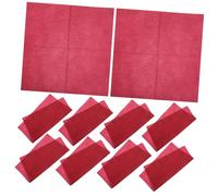 TOVINANNA 50 Pcs Dark Red Disposable Dinner Napkins Premium Paper Hand Towels for Weddings Parties Restaurants Versatile Efficient for Gatherings Made from Natural Pulp