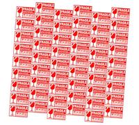 TOVINANNA 500Pcs Self-Adhesive Fragile Warning Labels Packing Stickers for Shipping Boxes Caution Fragile Stickers with Strong Adhesive for Cargo Transport and Packaging