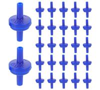 TOVINANNA 50pcs Aquarium One Way Valve for Air Pump, Non Return Plastic Check Valve with Quiet Operation and Quick Setup, Fish Tank Accessory for Stable Oxygen Supply