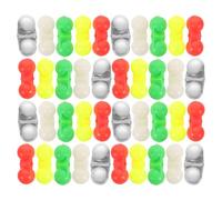 TOVINANNA 50pcs Fishing Bite Alarm Indicators with Double Rattle Bells Weather-resistant Plastic and Metal Material Fits Most Fishing Rods for Solo Angling