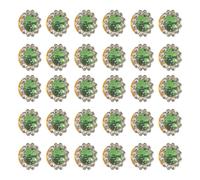 TOVINANNA 50pcs Sunflower Sew on Rhinestone Glass Buttons Crystal Sewing Buttons Creative Fine Cutting Easy to Sew DIY Crafts Sewing Projects