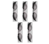 TOVINANNA 5pairs Pre-cut Lazy Eye Shadow Eyelash Stickers Patch Kit False Lash Stickers for Women Instant Press Cosmetics for Eye Makeup