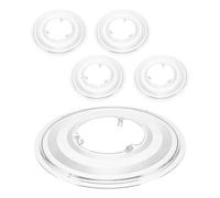 TOVINANNA 5pcs Bicycle Flywheel Guard Spoke Protector for Mountain and Road Bikes, Plastic Rear Wheel Cover, Universal Fit, Keeps Debris Away, 13.5cm, Suitable for Cycling Safety