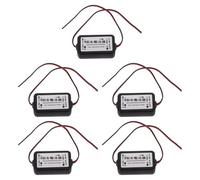 TOVINANNA 5pcs Car Backup Camera Rectifier Advanced Heat Management and Emi Reduction, Copper and Plastic Auto Power Relay Capacitor Filter for Car Rearview Camera Replacement