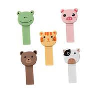 TOVINANNA 5pcs Cartoon Toilet Cover Lifters Toilet Seat Ring Handles Creative Home Bathroom Accessories Wear-Resistant Seat Cover Handles Easy and Hygienic Use