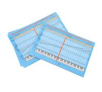 TOVINANNA 5pcs Detachable Piano Note Guide Stickers, Pvc, Removable, Wear-resistant, for Electronic Instruments and Standard Pianos, Self-learning Aid for Seniors and Adults