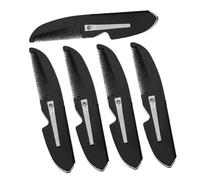 TOVINANNA 5pcs Folding Beard Combs for Men Portable Small Pocket Comb with Fine Teeth Compact Lightweight Hair and Mustache Styling Tool Travel-friendly Grooming Accessories
