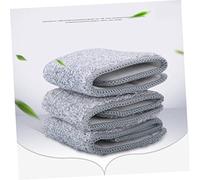 TOVINANNA 5Pcs Grey Mop Head Replacement Cloth Water Absorption Flat Mop Pads Durable Cleaning Wipes for Corner Wall Window Floor Use