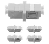 TOVINANNA 5pcs Lc to Lc Fiber Adapter Coupler Kit with Split Design and Flange Coupler for Easy Installation and Versatile Compatibility, for Data Centers and Fiber Networks