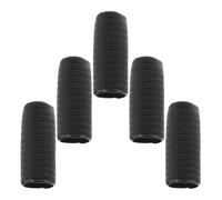 TOVINANNA 5Pcs Rubber Violin and Viola Bow Grip Sleeves, Reusable Posture Corrector Tool for Violin and Cello Bows, Professional Music Instrument Accessory for Students and Players