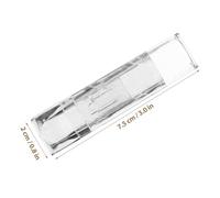 TOVINANNA 5pcs Square Empty Lip Balm Containers Refillable Lipstick Tubes for DIY Homemade Lip Care Portable Cosmetic Tubes for Travel and Daily Use