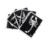 TOVINANNA 5pcs Temporary Body Stencils for Party Favors Animal Stencils Safe Fun Designs for Boys and Girls Adults