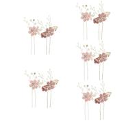 TOVINANNA 5sets Bridal Hair Clip for Wedding Dresses Fashion Headband for Bride to Be Tiara 2pcs*5