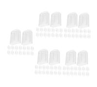 TOVINANNA 5sets Toothbrush Head Covers Compatible Travel Toothbrush Covering Accessories Dustproof Protection 24pcs*5