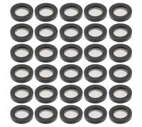 TOVINANNA 60pcs Steel Wire Mesh Gaskets Rubber Sealing Washers Inlet Hose Coupling with Strainer Noise and Vibration Reducing for Automobiles and Construction