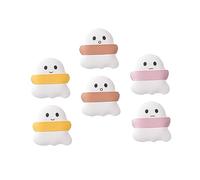 TOVINANNA 6pcs Dual-use Makeup Sponge Soft Candy Foundation for Liquid and Powder Non-absorbent Beauty for Application Pink Tone