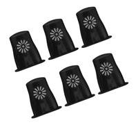 TOVINANNA 6pcs Guitar Humidifiers for Acoustic Guitars with Sound Hole Cover Portable Abs Material Efficient Humidification Technology Versatile Application and Crack Prevention