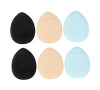 TOVINANNA 6pcs Mini Powder Puff for Face Body Soft Velour Makeup Applicators for Loose Powder Foundation Blush Zone and Gentle Skin Use