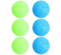 TOVINANNA 6pcs Pet Ball Bell Cat Ball Interactive Cat Plastic Assorted Color Easy to Roll Attract Attention for Independent Play and Interactive Play Random Color