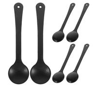 TOVINANNA 6pcs Plastic Eye Exam Occluder Set with Wide Handle Handheld Optometrist Eye Shield for Vision Test