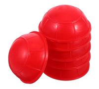 TOVINANNA 6pcs Portable Silicone Massage Suction Cups with Sleek Red Finish, Lightweight and No Fire Or Pump Required, for On-the-go Travel and Full Body Relaxation