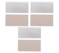 TOVINANNA 6Pcs Silver Double Coil Guitar Pickup Spacer Gaskets, Humbucker Coil Mounting Rings Replacement Parts for Electric Guitar Pickup Cover Repair